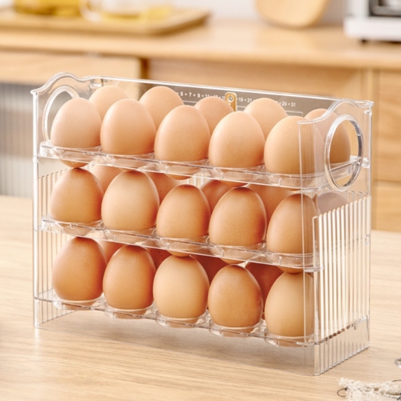 [쿠킹홈] 자동업 30구 계란케이스(투명)