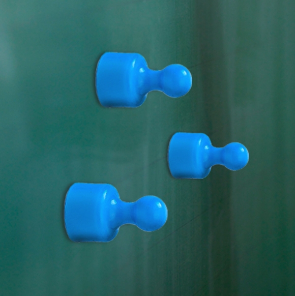 네오디움 메모 자석홀더 5p세트(1.2x2cm) (블루)
