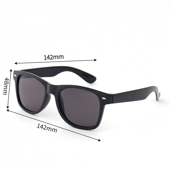 피플앤룩 베이직 선글라스 4p세트(유광블랙) (남녀공용)