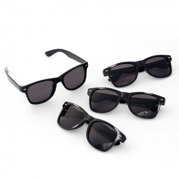 피플앤룩 베이직 선글라스 4p세트(유광블랙) (남녀공용)