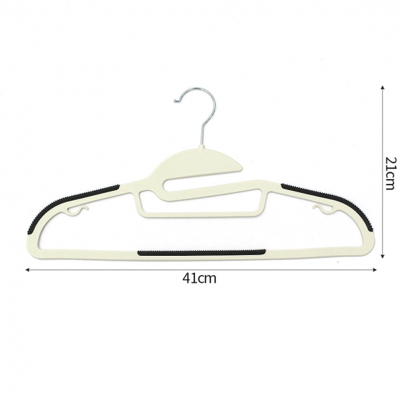 모던룸 논슬립 라운드 옷걸이 10p세트(블랙)