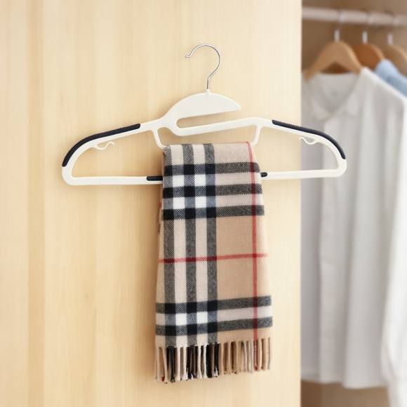 모던룸 논슬립 라운드 옷걸이 10p세트(블랙)