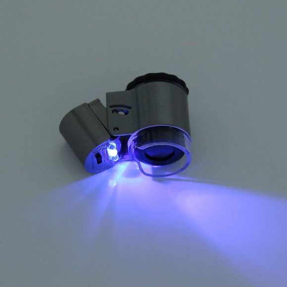 50배율 UV+LED 휴대용 현미경