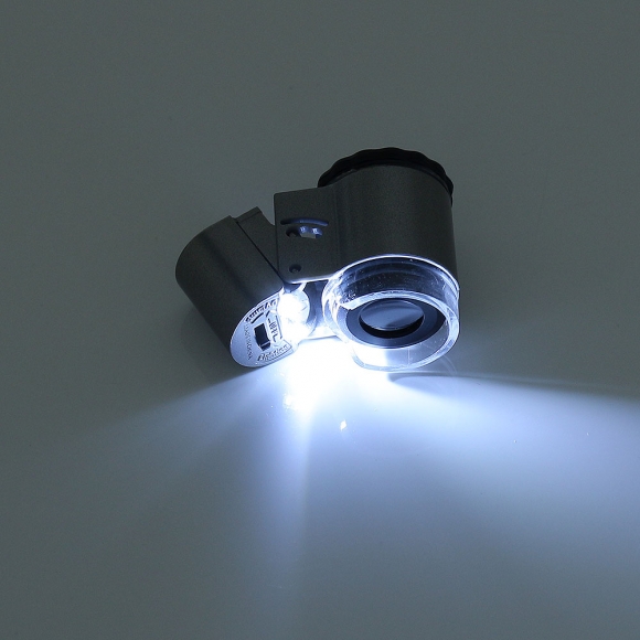 50배율 UV+LED 휴대용 현미경