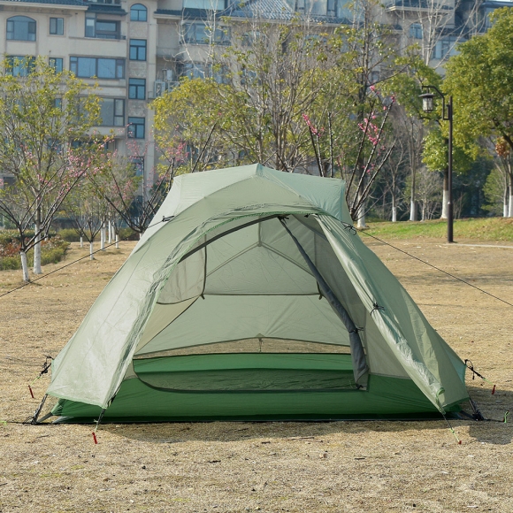 3인용 더블 레이어 초경량 텐트(그린)