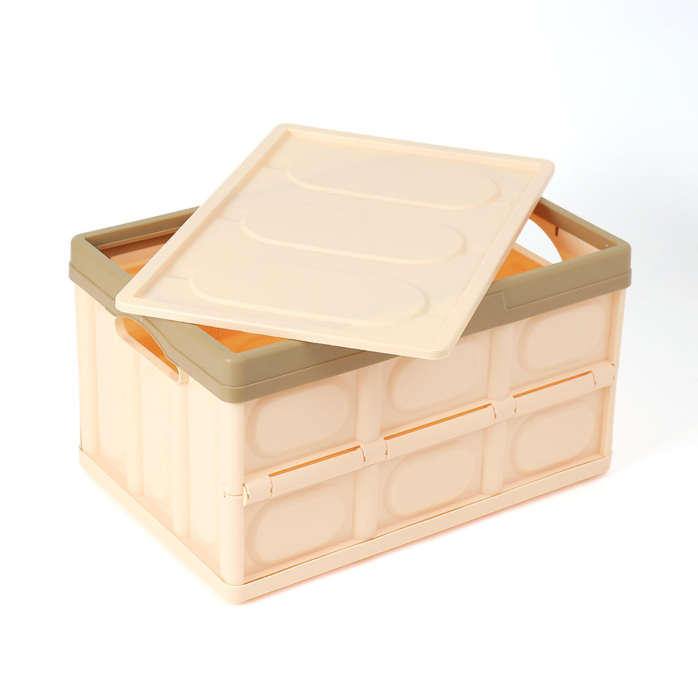 Oce 폴딩 정리함 캠핑 테이블 박스 베이지 30L 방수백set 플라스틱 정리함 프라스틱 상자 미니 창고