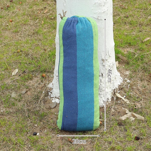 캐빈 캠핑 해먹(200x150cm) (믹스 블루)