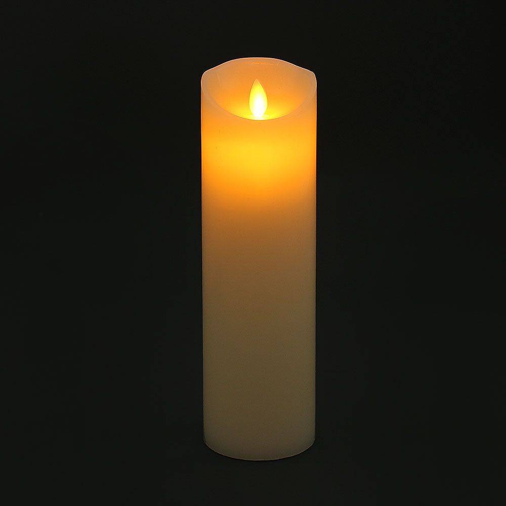 Oce 리얼 촛농 전기 촛불 파라핀 양초 25cm 전자 양초 야외 LED 초 미니 조명