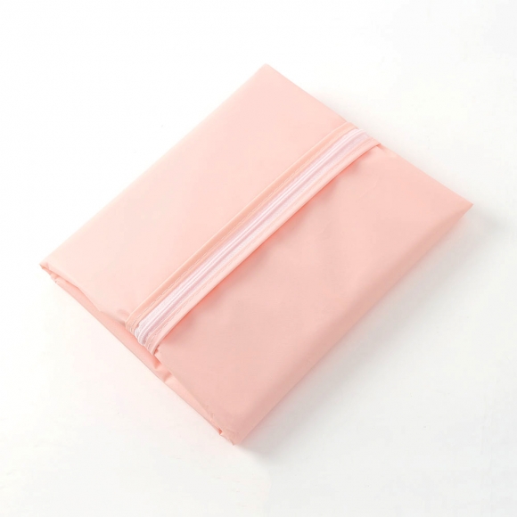 PEVA 심플 투명창 옷커버(핑크) (60x130cm)