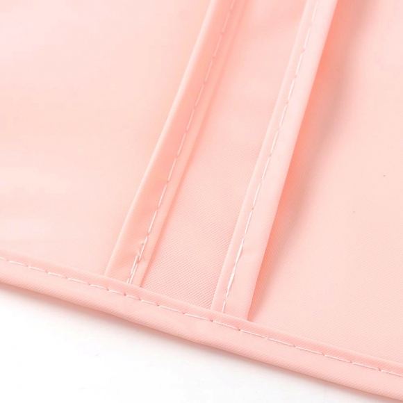 PEVA 심플 투명창 옷커버(핑크) (60x90cm)