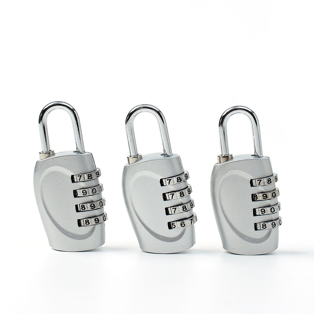 Oce 안전 번호키 자물쇠 3p B 실버 신발장 분실방지 번호 자물쇠 사물함 번호키