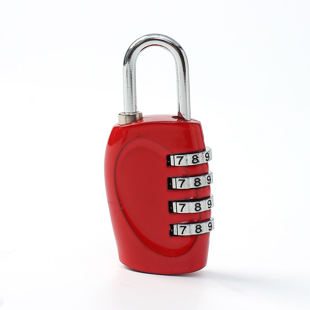 Oce 원형 번호키 자물쇠 3p B 레드 번호 열쇠 여행 가방 안전장치 유모차 자물쇠 넘버키