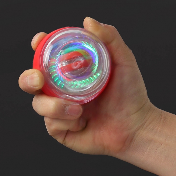 손목운동 LED 스핀 자이로볼(레드)