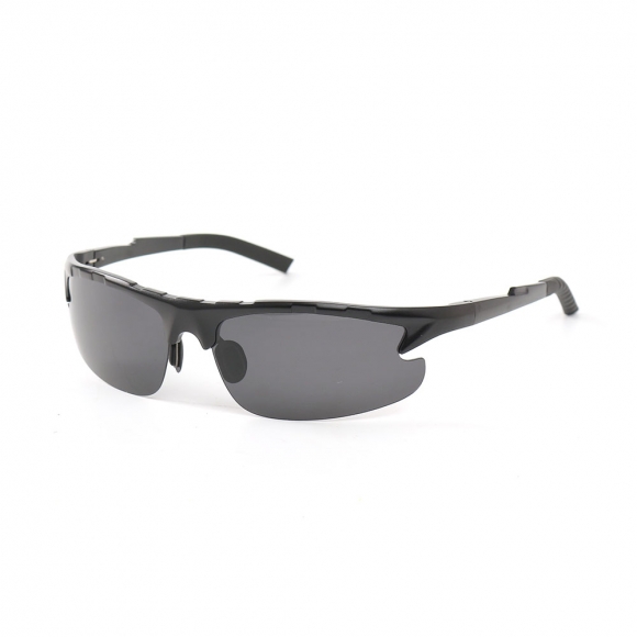 UV400 편광 스포츠 선글라스(블랙)