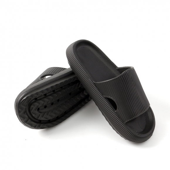 마이홈 통굽 논슬립 슬리퍼(245-250mm) (블랙)