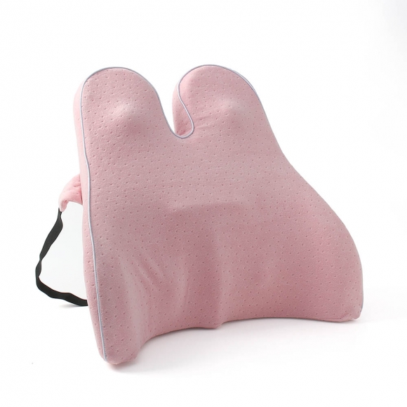 메모리폼 의자 등받이 쿠션(핑크)