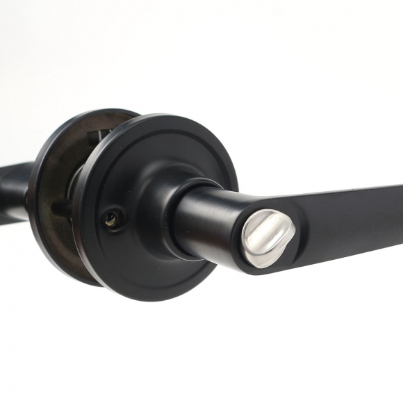 백세트 조절 열쇠형 방문손잡이 C타입(블랙) (25~45mm)