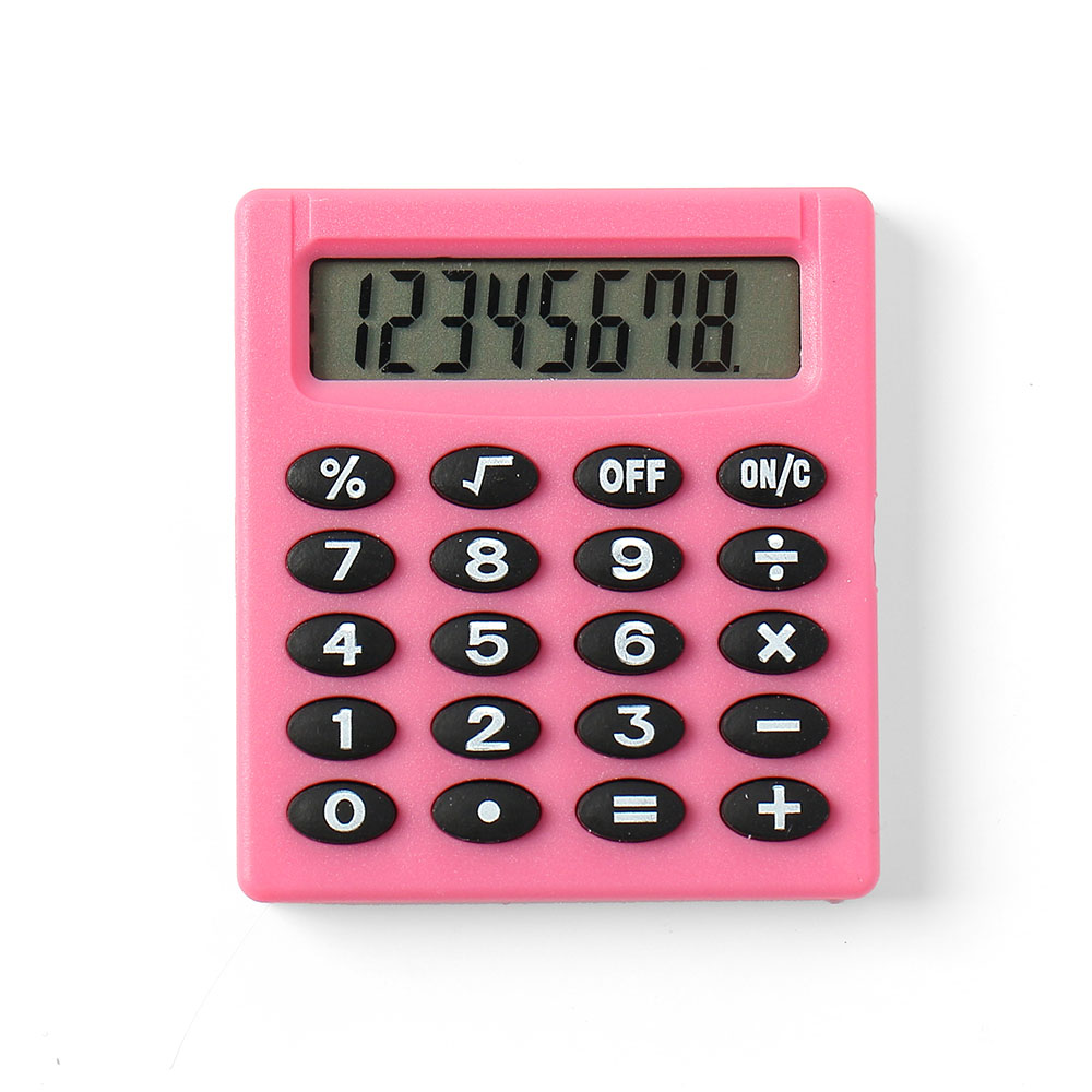 Oce 컬러 절전 전자 수학 계산기 핑크 calculator 산수 개산기 소형 전자계산기