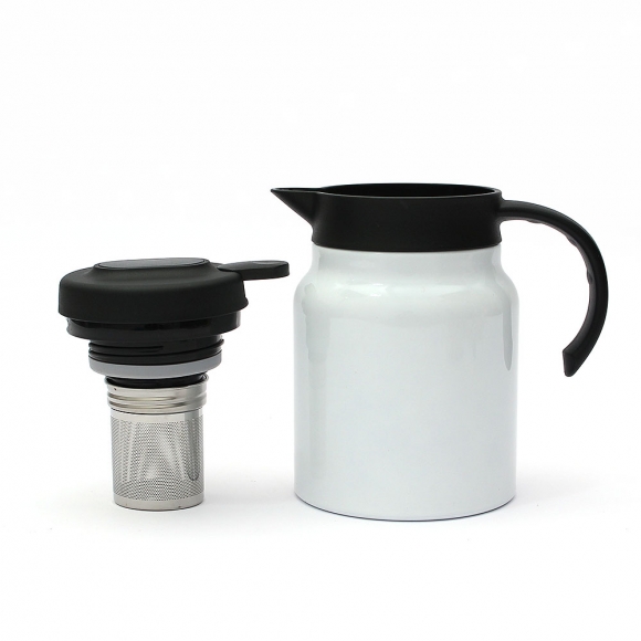 티웨어 온도표시 보온주전자(900ml) (화이트)