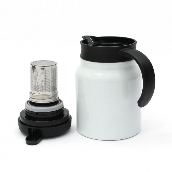 티웨어 온도표시 보온주전자(900ml) (화이트)