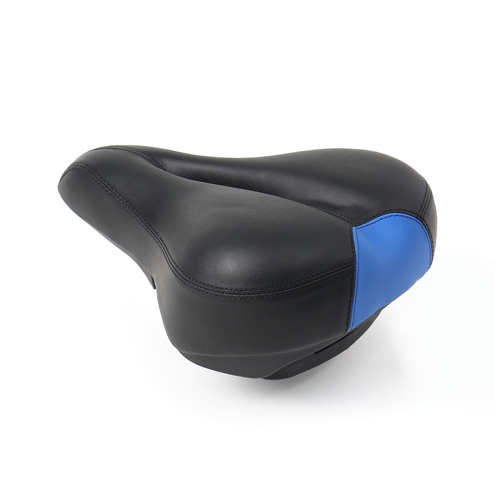 Oce 무게분산 자전거 의자 스프링 안장 블루 야간 라이딩 자석 안전띠 전립선 의자  편안한 로드 패드