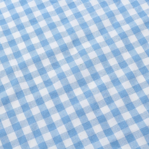 써니하우스 체크 바란스 커튼(106x45cm) (블루)
