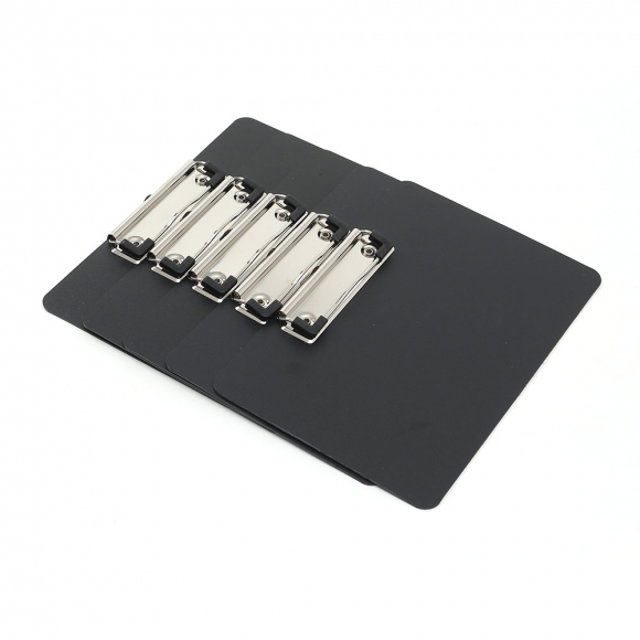 굿오피스 가로 클립보드 5p세트(A5) (블랙)