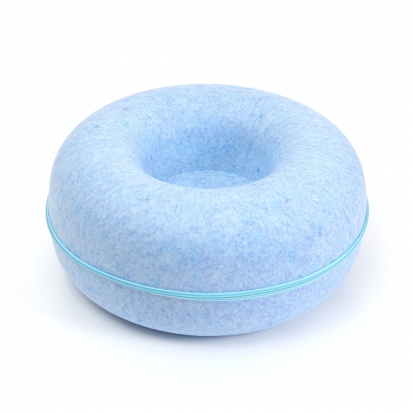 고양이 도넛 터널 숨숨집(50cm) (블루)