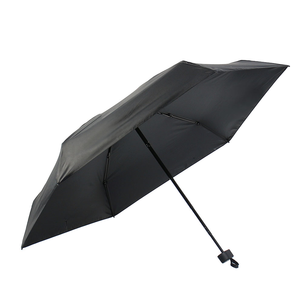 Oce 화이바 암막 6단 초미니 우산겸 양산 블랙 수동 접이식 우산 UV 자외선 차단 양산 가벼운 단우산
