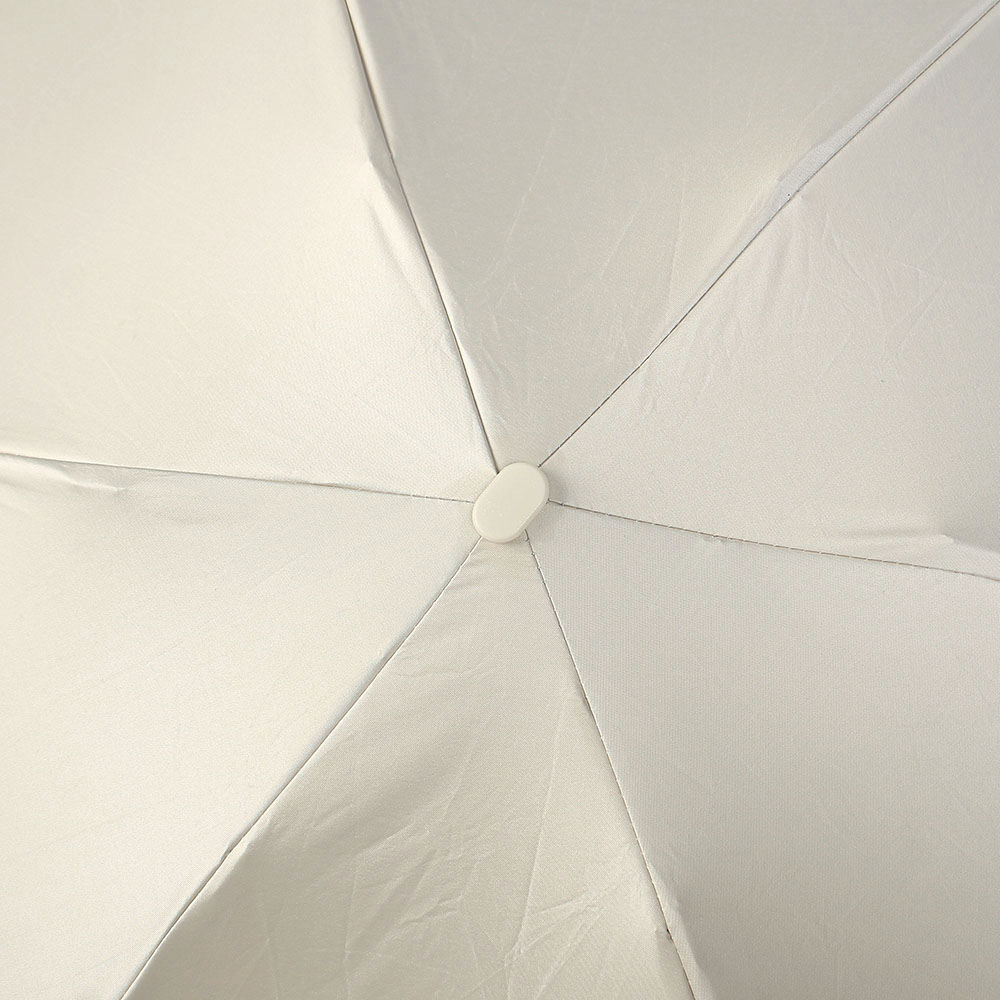 Oce 화이바 암막 6단 초미니 우산겸 양산 아이보리 비비드 칼라 우산 컴팩트 작은 우양산 수동 양우산