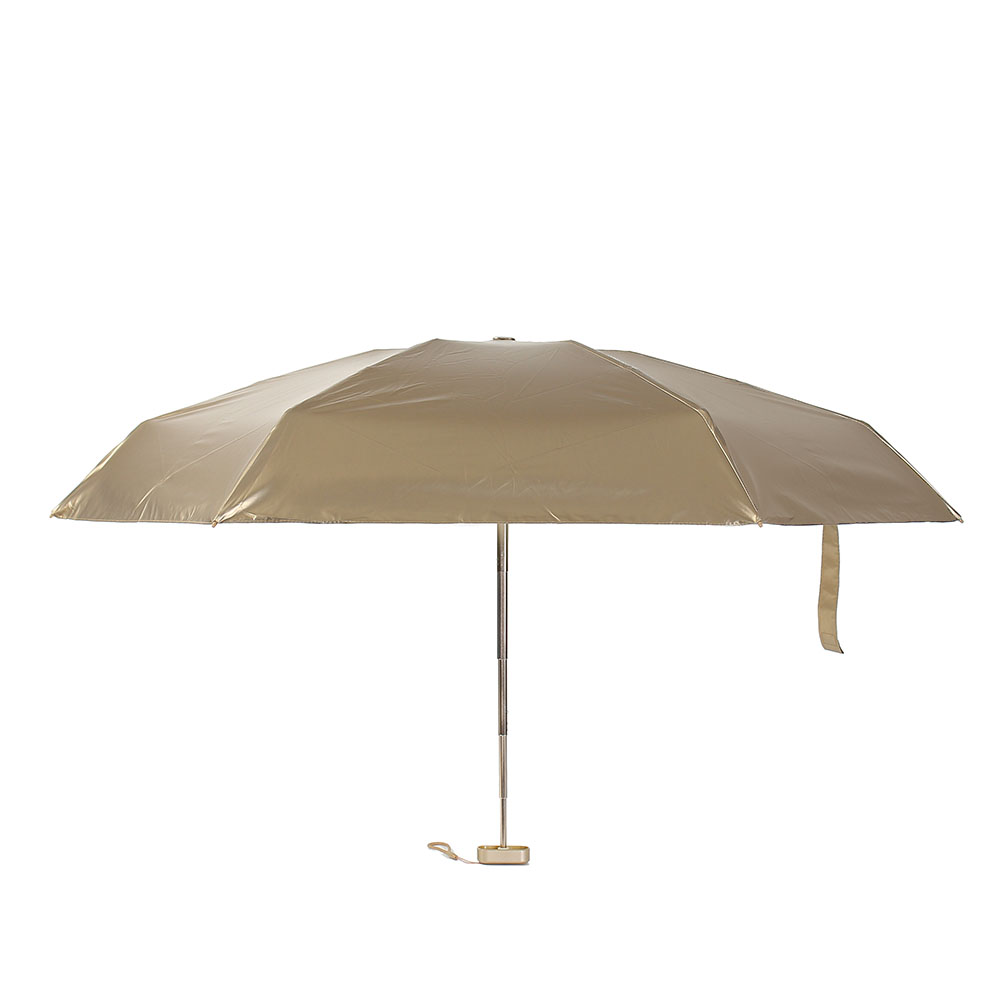 Oce 화이바 암막 6단 초미니 우산겸 양산 골드 블랙 UV 자외선 차단 양산 초경량 휴대용 양산 비비드 칼라 우산