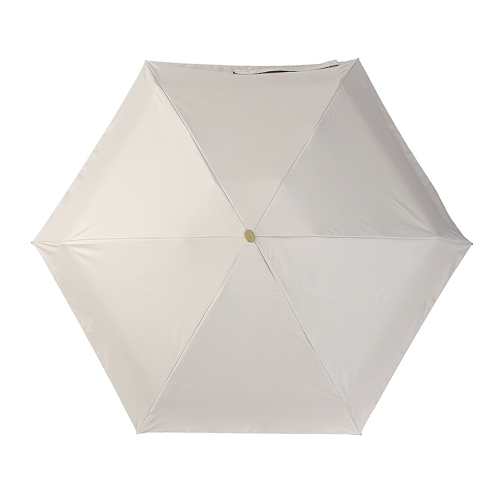 Oce 합금 암막 6단 초미니 우산겸 양산 베이지 UV 자외선 차단 양산 컬러풀 소형 양우산 컴팩트 작은 우양산