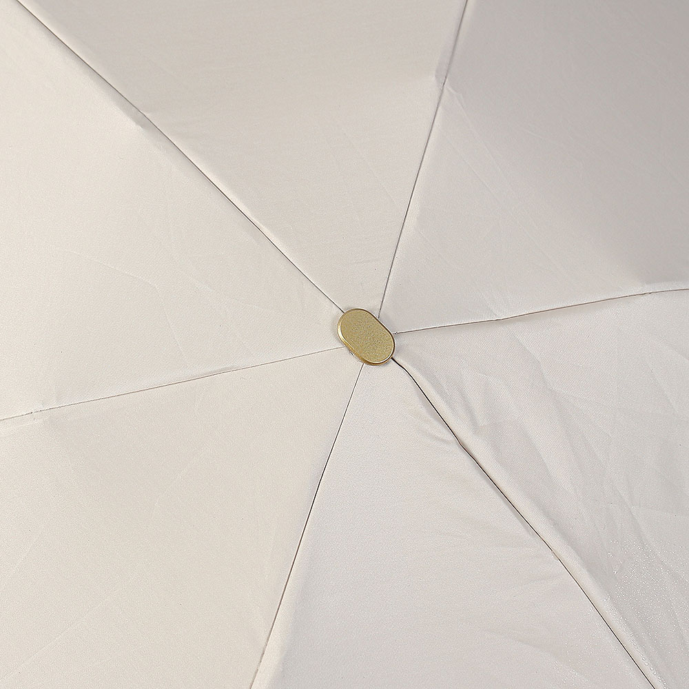 Oce 합금 암막 6단 초미니 우산겸 양산 베이지 UV 자외선 차단 양산 컬러풀 소형 양우산 컴팩트 작은 우양산
