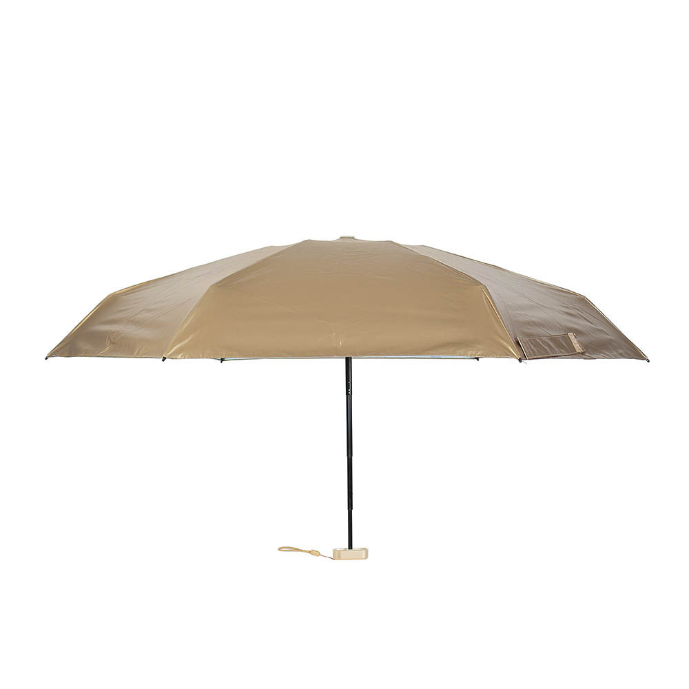 Oce 컬러아트 암막 6단 초미니 우산겸 양산 골드 윈드 컴팩트 작은 우양산 초경량 휴대용 양산 접는 수동 양우산