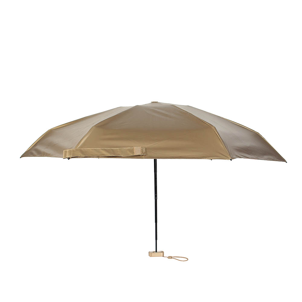 Oce 컬러아트 암막 6단 초미니 우산겸 양산 골드 로즈문 컴팩트 작은 우양산 접는 수동 양우산 튼튼한 우양산