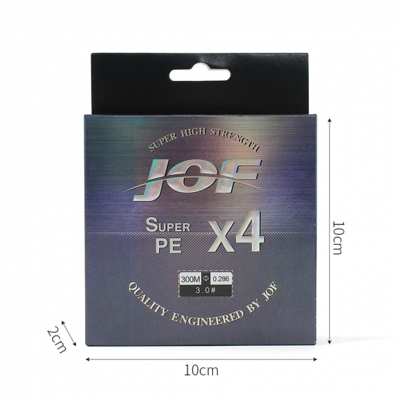 JOF 4합사 낚싯줄 3호(300m) (블루)