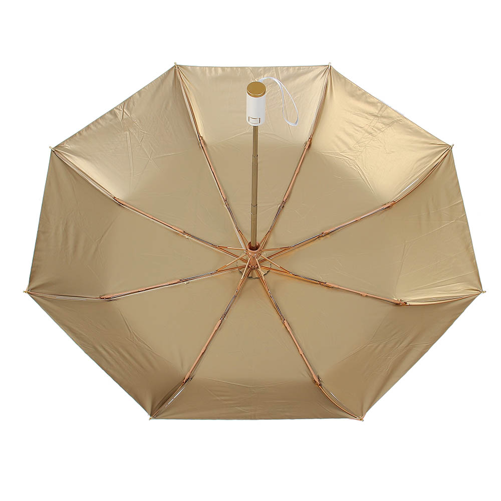 Oce 이쁜 3단 완전 자동우산 겸 양산 단감 골드 튼튼한 우양산 휴대용 자동우산 예쁜 양우산