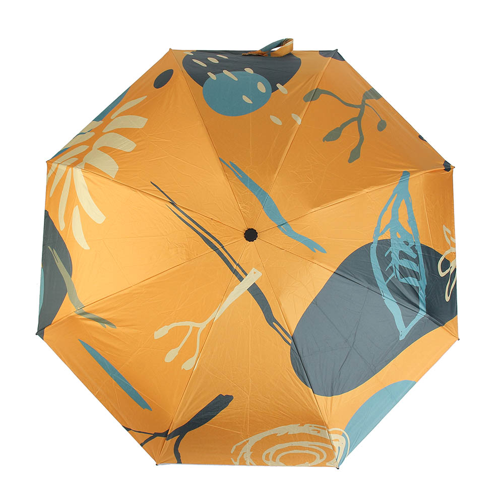 Oce 5단 이쁜 수동우산 겸 양산 오렌지 UV 자외선 차단 양산 접이식  가벼운 단우산 썬쉐이드  썬세이드