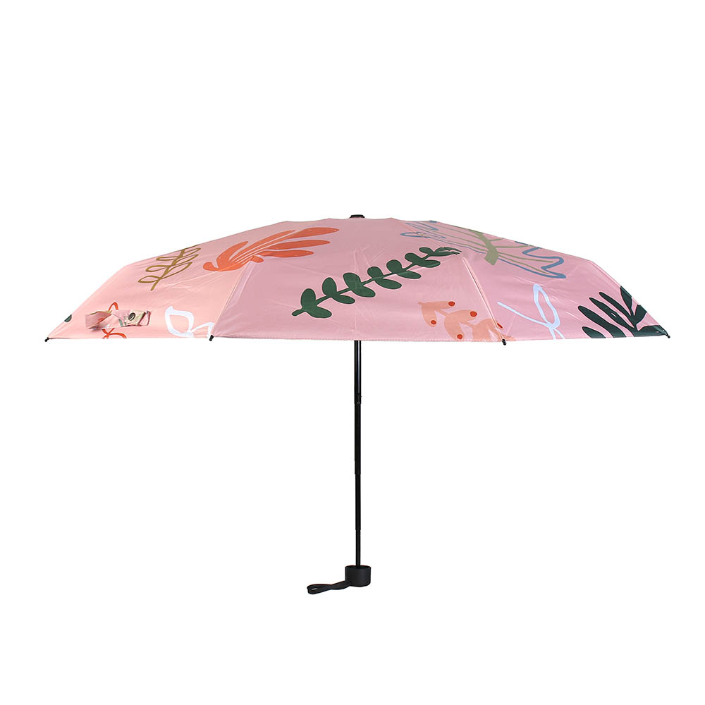 Oce 5단 이쁜 수동우산 겸 양산 핑크 접이식  가벼운 단우산 예쁜 양우산 컴팩트 작은 우양산