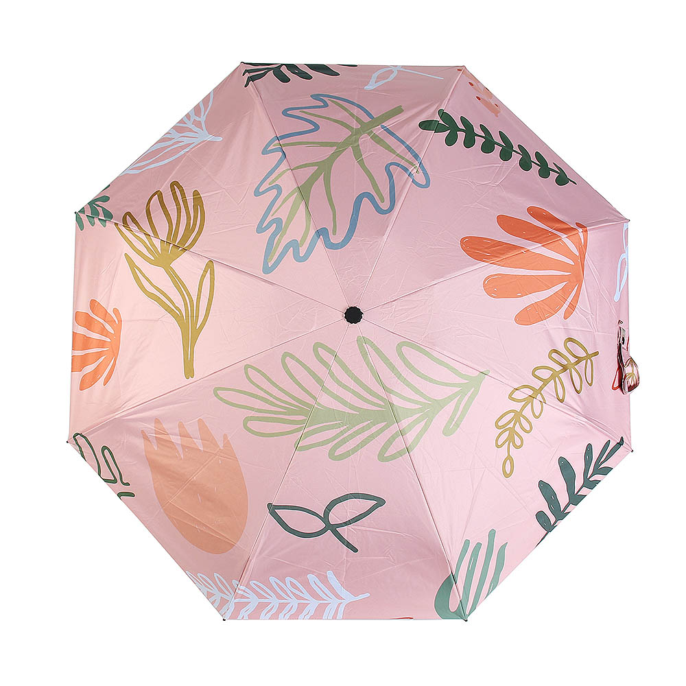 Oce 5단 이쁜 수동우산 겸 양산 핑크 접이식  가벼운 단우산 예쁜 양우산 컴팩트 작은 우양산