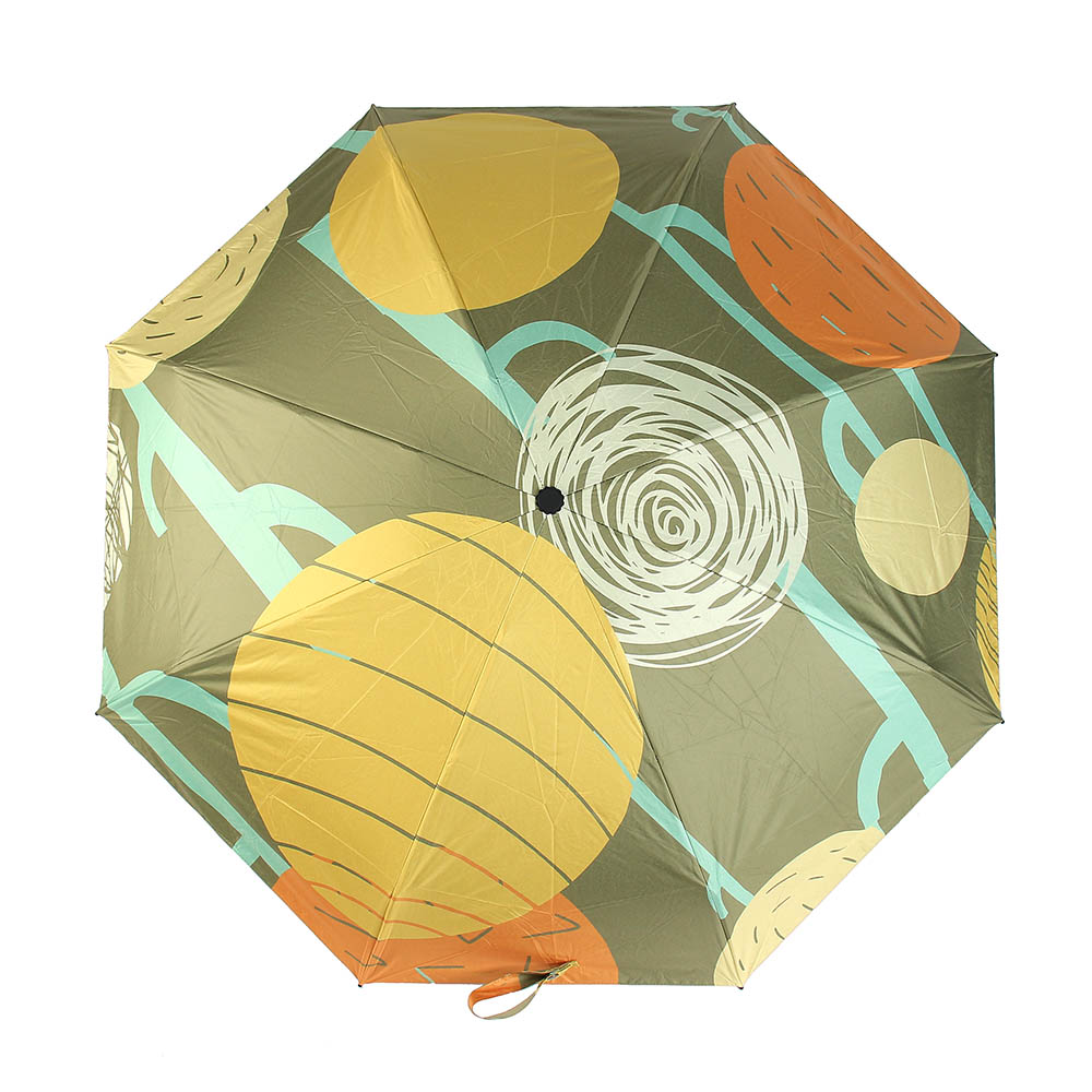 Oce 5단 이쁜 수동우산 겸 양산 카키 접이식  가벼운 단우산 UV 자외선 차단 양산 초경량 양우산