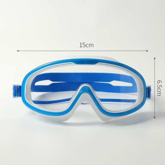 블루돌핀 고글 물안경(블루+화이트)