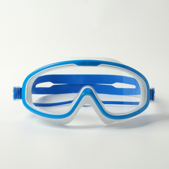 블루돌핀 고글 물안경(블루+화이트)