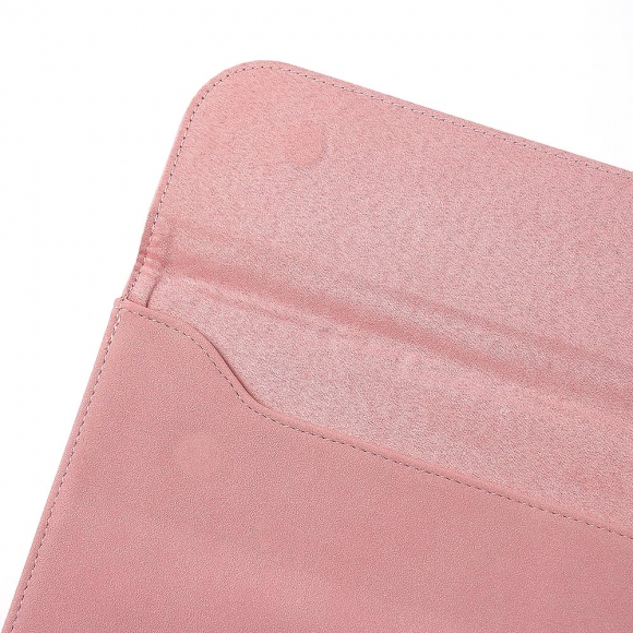 맥씬 노트북 가죽 슬리브 파우치(13.3형) (가로형) (핑크) 