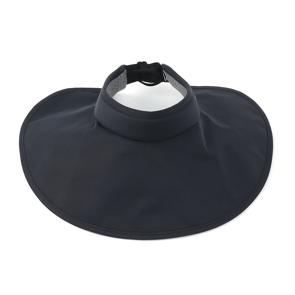 Oce 오버 접는 썬캡 자외선 차단 쿨모자 블랙 휴대용 접이식 조깅모 엄마 여자 모자 와이드 UV 썬캡