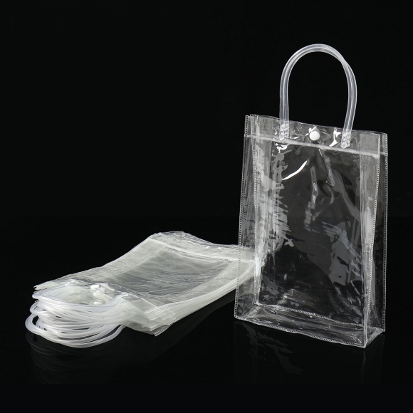 투명 PVC 쇼핑백 10p세트(20x28cm) 
