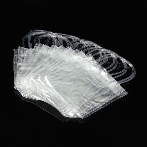 투명 PVC 쇼핑백 10p세트(15x16cm)  