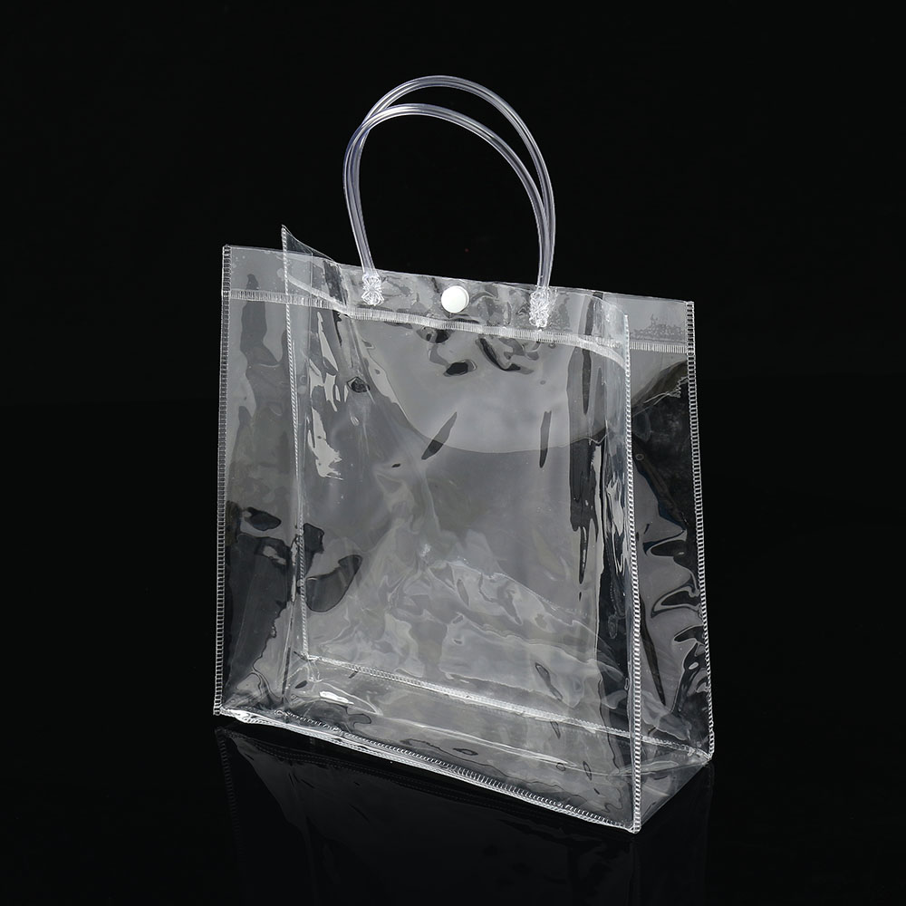 Oce 예쁜 비닐 쇼핑백 구디백 10p 25x25 손가방 튼튼한 선물 백 비닐 봉투 봉지