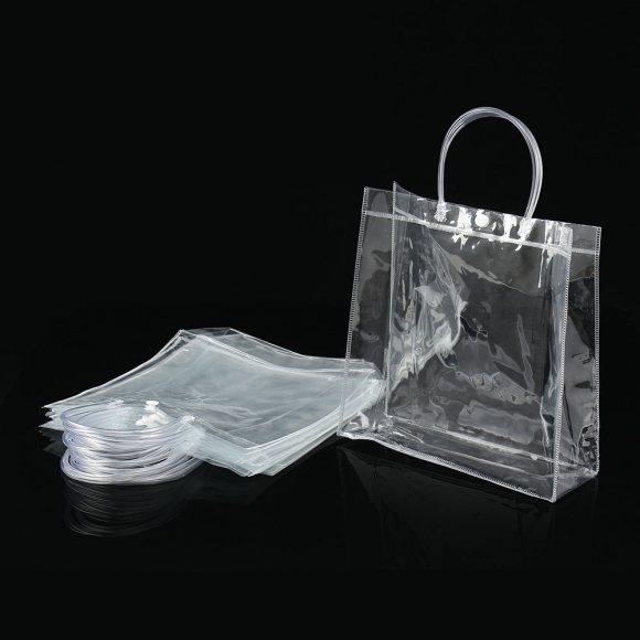 투명 PVC 쇼핑백 10p세트(25x25cm) 