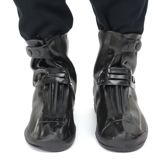 레이니 PVC 방수 신발커버(250~260mm) (미들/블랙)